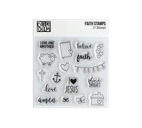 Carpe Diem 10429 Faith Acrylic Stamp, 6x4.75, Clear