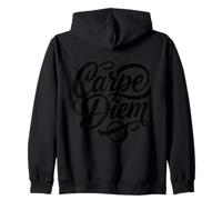 Carpe Diem Seize The Day Latin Language Zip Hoodie