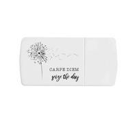 'Carpe Diem: Seize The Day' Pill Box with Tablet Splitter (PI00034145)