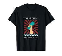 Carpe Diem Seize The Skein Funny Crochet Knitting Gift Ideas T-Shirt