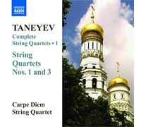 Carpe Diem String Quartet - TANEYEV: String Quartets