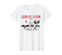 Carpe Diem Value Graphic T-Shirt, Women, White, XS