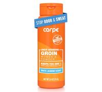 Carpe No-Sweat Groin Powder (for Women) - Designed for Maximum Sweat Absorption - Mess and Friction Free, Stop Chafing