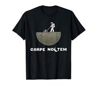 Carpe Noctem - Seize the Night Owl Moon Astronaut Gift Latin T-Shirt