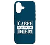 Carpe That F#cking Diem Inspirational Motivational Quote Case for iPhone 17