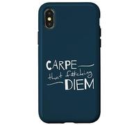 Carpe That F#cking Diem Inspirational Motivational Quote Case for iPhone X/XS