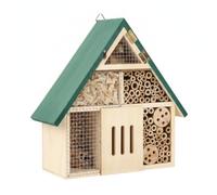 Carpenter Bee House Pollinator Hotel | Ladybug House Weatherproof Yard Decor | Bee Hive Hotel for Tree Backyard Orchard Balcony Terrace Courtyard Park Farm Tree Yard