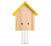Carpenter Bee Traps for Outdoors, Carpenter Bee Traps Outside, Wooden Bee Trap House with Natural Nesting Design, Safe Hornet Catcher and Wasp, House Shape Safe Nest Wasp Bee Trap