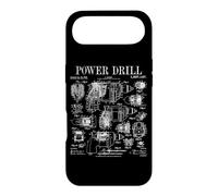 Carpenter Builder Woodworker Power Drill DIY Vintage Patent Case for iPhone Air