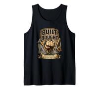 Carpenter Built Not Bought American Craftsman Woodworker Tank Top