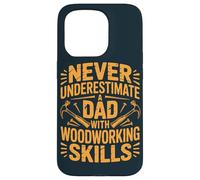 Carpenter Dad Woodworking Maker Father Woodworker Case for iPhone 15 Pro