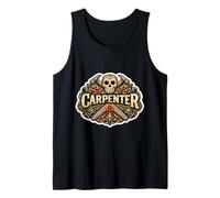 Carpenter Day of The Dead Día De Los Muertos Mexican Fiesta Tank Top