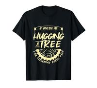 Carpenter Design for Carpentry Woodworker - Hugging A Tree Value Graphic T-Shirt