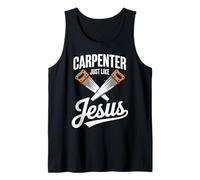 Carpenter Just Like Jesus Retro Style Tank Top