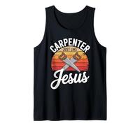 Carpenter Just Like Jesus Retro Style Tank Top