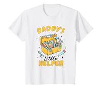 Carpenter Kid Daddy's Little Helper Son Daughter Woodworker T-Shirt