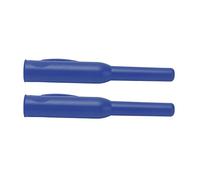Carpenter Pencil Holder, Carpenter Pencils Cover with Clip 2Pcs Long Nose Deep Hole Woodworking Marker Covers Marking Scribe Tools Pencil Cap for Carpenters, Architect (Blue)