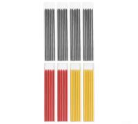 Carpenter Pencil Refills 2.8mm Duty Solid Leads for Tracer Drawing on Wood Plastic 48pcs Assorted Colors