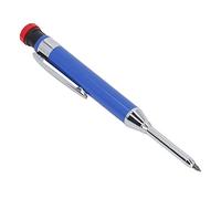 Carpenter Pencils, 12 Refill Heavy Duty Long Nose Deep Hole Carpenter Pencil Kit With Mechanical Set Construction Mechanical for Woodworking (Blue)