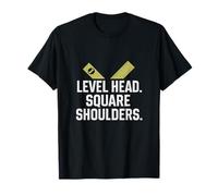Carpenter Pride novelty Level Head Square Shoulders T-Shirt