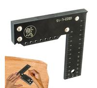 Carpenter Square Framing Ruler Multifunctional Right Angle Ruler Carpenters Tools L Squares Metal Ruler Straight Edge Tool for Carpenters Builders Craftsmen Marqua