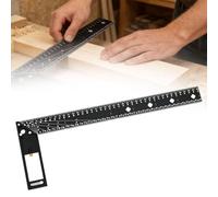 Carpenter Square - Multi-Angle Ruler with Double Scale, Precise Double-Sided Multi-Angle Square Tool for Architects, Carpenters and Schools, for Marking, Measuring (40 x 25 cm)