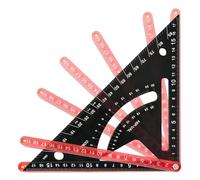 Carpenter Square, Woodworking Triangle Ruler, Aluminum Alloy Framing Tool, Precision Layout Measurement for Home Renovation, Construction, Projects, Carpentry Hobbies, 300 g