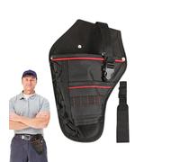 Carpenter Tool Belt - Heavy Duty Leather Pouch | Adjustable Waist Work Belt | Multi Pocket Tool Organizer | Ideal For Carpenters, Builders, Electricians & DIY Projects | Mechanics, Screwdrivers, Elect