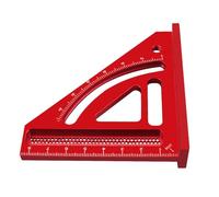 Carpenter Triangle - High Precision Wood Working Squares 5-65 Degree - Triangle, Layout Aluminum Alloy Carpenter's Scribing, Multi-Angle Engineer Carpenter's Scribing Tool