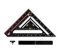 Carpenter Triangle Square, Woodworking Square - 45 and 90 Degree Layout Measuring Tool | Foldable Triangle Ruler for Woodworking, Construction & Engineers