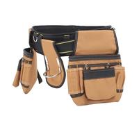 Carpenter Waist Bag Tool Pouch, Detachable Multifunctional Tool Belt with 23 Pockets, Oxford Cloth Electrician Plumbers Tool Pouch Bag, Adjustable Waist Size from 88 to 110CM for C
