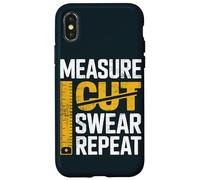 Carpenter Woodworking Humor Carpentry Woodworkers Case for iPhone X/XS