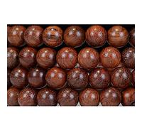 CarpenterC 200pcs 10mm Gorgeous Natural Round Polished Rosewood Loose Beads For Jewelry Making DIY Handmade Crafts