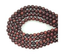 CarpenterC 200pcs 6mm Gorgeous Natural Round Polished Rosewood Loose Beads For Jewelry Making DIY Handmade Crafts