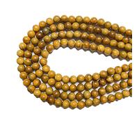 CarpenterC 500pcs 8mm Gorgeous Natural Round Polished Rosewood Loose Beads For Jewelry Making DIY Handmade Crafts