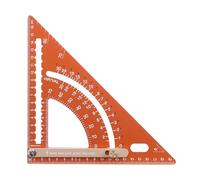 Carpenter's Angle, Aluminium Alloy Ergonomic Carpenter's Triangle Scale, Construction Angle - For DIY Professionals Craftsmen Women