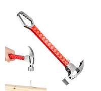 Carpenter's Hammer | Screws Tightening Hammer | Non-Slip Nail Puller Pliers for Carpentry Construction Car Crafts Roof Mounting - Demolition Camping