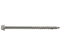 Carpenters Mate Stainless Steel Hex Head Screw 6.3 x 100mm (Box 50)