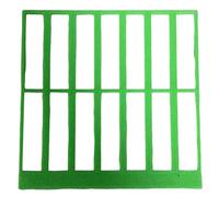 Carpenters Square 3D Printed Painting Ruler Grid Tool for Home Crafts Precision Grid for Art Creation (Green, B)