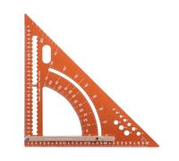 Carpenter's Square | Aluminium Alloy Ergonomic Carpenter's Triangle Scale | Carpenter's Square Protractor - For Men, Professional Craftsmen