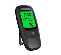Carpenters Square Handheld Portable LCD Digital Electromagnetic Radiation Detector (Battery Powered 2* AA Batteries Not Included) (Black, One Size)