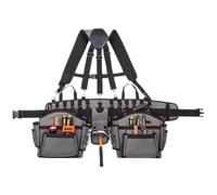 Carpenters Tool Belt - Ergonomic Vest Design, Breathable Padded Straps, Large Capacity Utility Pouches, Secure Fastening System | Professional Trade Work, Home Repair, Workshop Tools, Contractor Gear