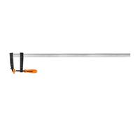 NEO TOOLS Screw Clamp 120 x 1000 mm, Two-Component Handle, Plastic Attachments for Jaws, Pressure Force up to 450-500 kg, TÜV Rheinland Certificate DIN5117