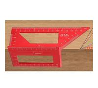 Carpentry Conveyor - Multiángle Measuring Rule, 45/90 Degree Square Transport Drawing Rules | Precision Design Measuring Tool Tracer for Engineer