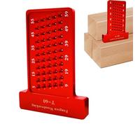 Carpentry Edge Ruler | Horizontal & Vertical T Type Tracing Gauge | Precision Measuring Ruler - for Woodworking, Metallurgy, Carpentry, Construction Drawing, DIY