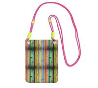 Carpentry Oak Timber Printing Small Phone Crossbody Shoulder Holsters Bag.Fits All Cell Phones.Use For Running.Walking.Biking, Fuchusia, One Size