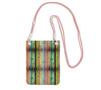 Carpentry Oak Timber Printing Small Phone Crossbody Shoulder Holsters Bag.Fits All Cell Phones.Use For Running.Walking.Biking, Pink, One Size