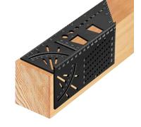 Carpentry Rulers and Squares - 45 Degree 90° Square Ruler | Mitre Angle Measuring Template Tool | Woodworking Square Size Measure Ruler | Carpenter's Layout Ruler Gauge for Woodworking