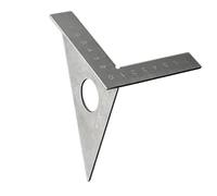 Carpentry Square Hole Scribing Ruler Precisions Woodworking Tool 22.5-90 Degree Measuring for Woodworking Multi Angles Measuring
