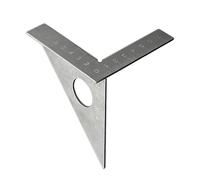 Carpentry Square Hole Scribing Ruler Precisions Woodworking Tool 22.5-90 Degree Measuring Ruler for Woodworking Protractor T Square